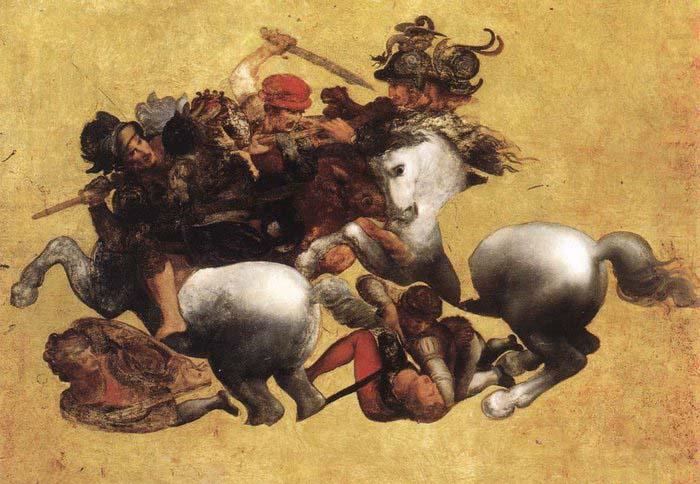 Battle of Anghiari, LEONARDO da Vinci